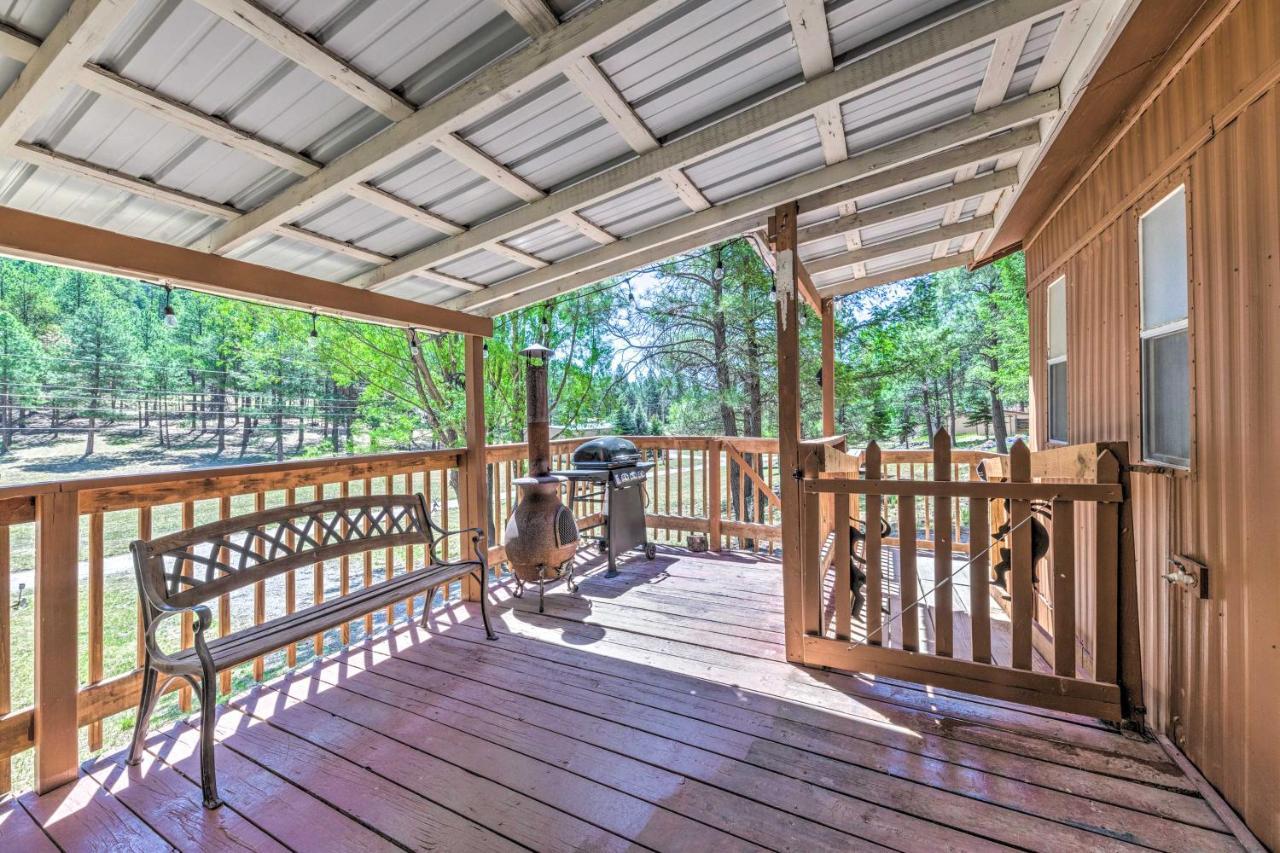 Quiet Cloudcroft Cabin With Porch And Gas Grill! Exterior foto